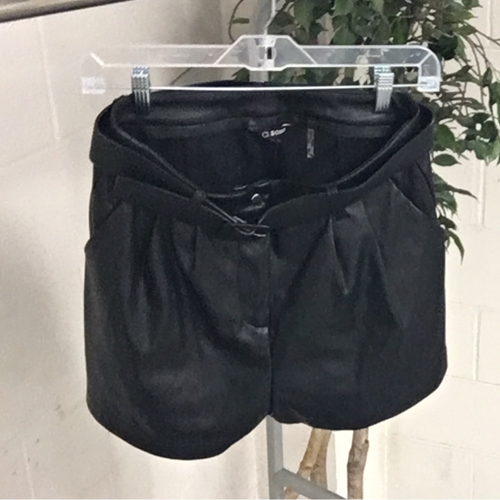 Leather look Ci Sono Shorts (M)